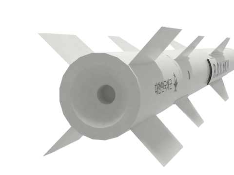 Korean anti-ship missile Haeseong Model 3D