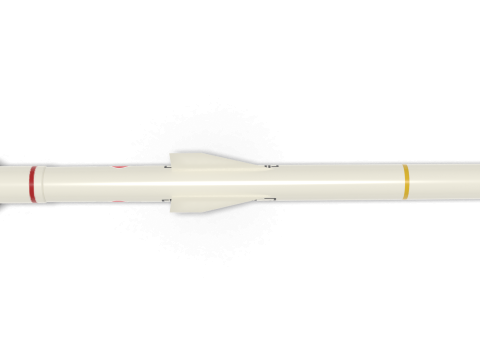 Korean anti-ship missile Haeseong2 3D Modell