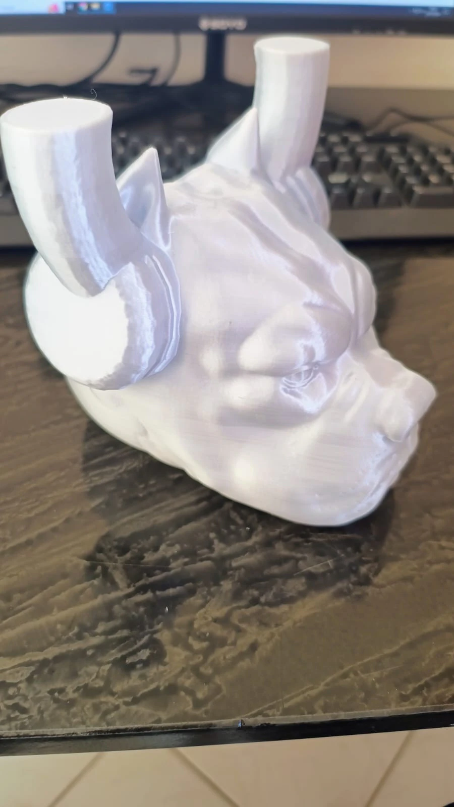 Kettlebell pitbull 5kg - Concrete or cement 3D Print Model .c4d .max .obj .3ds .fbx .stl .blend 
