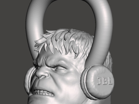 Kettlebell Hulk 10kg - Concrete or cement 3D-Druckmodell
