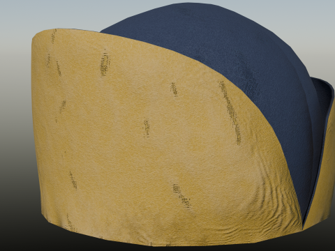 Swedish 18th century Karpus cap 3Dモデル