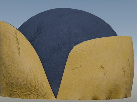 Swedish 18th century Karpus cap 3D Model