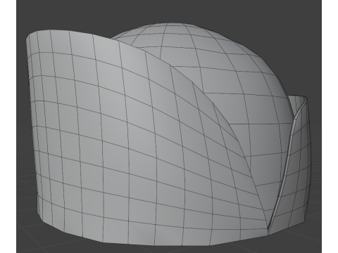 Swedish 18th century Karpus cap 3D Model