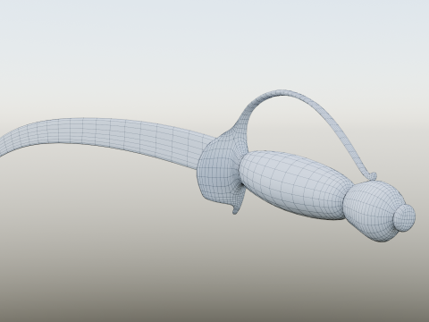 18th century French Grenadiers Cheval sword sabre 3D Model