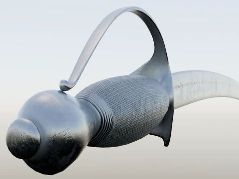 18th century French Grenadiers Cheval sword sabre 3D Model