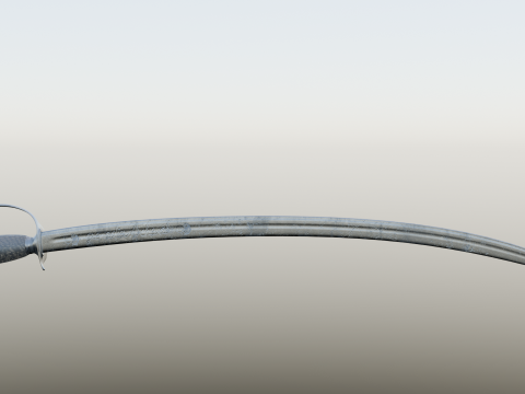18th century French Grenadiers Cheval sword sabre 3D Model