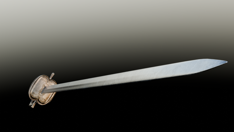 Swedish 18th century Officers Rapier m-1700 game ready Model 3D .c4d .max .obj .3ds .fbx .stl .blend 