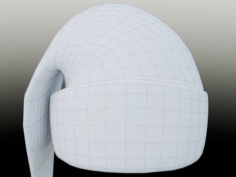 18th century French Dragoon Cap 3D Model