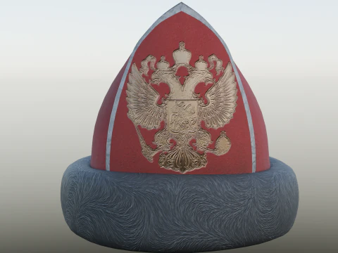 18e-eeuwse Russische grenadierpet 3D Model