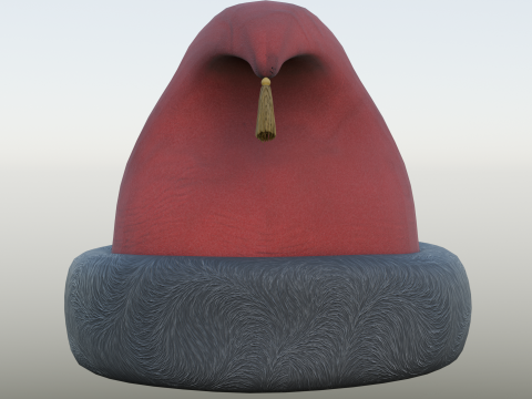 18th century Russian Grenadier Cap 3D Model