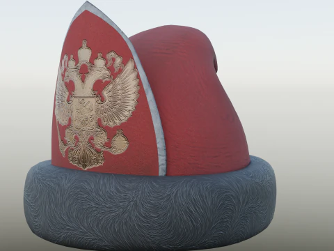 18th century Russian Grenadier Cap 3D Model