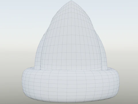 18th century Russian Grenadier Cap 3D Model