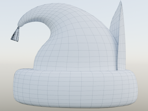 18th century Russian Grenadier Cap 3D Model
