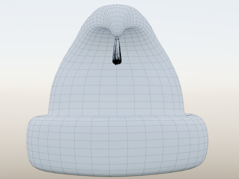 18th century Russian Grenadier Cap 3D Model