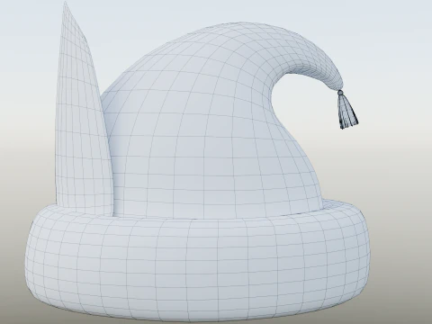 18th century Russian Grenadier Cap 3D Model