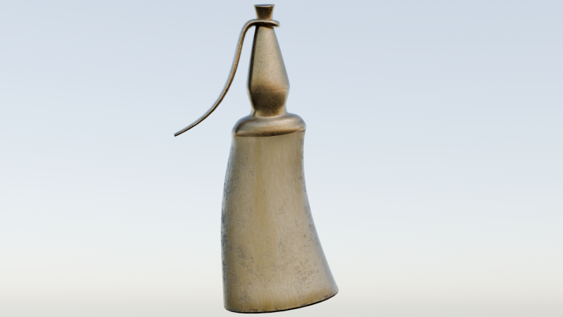17th-19th centuries Powder Flask Modèle 3D .c4d .max .obj .3ds .fbx .stl .blend 