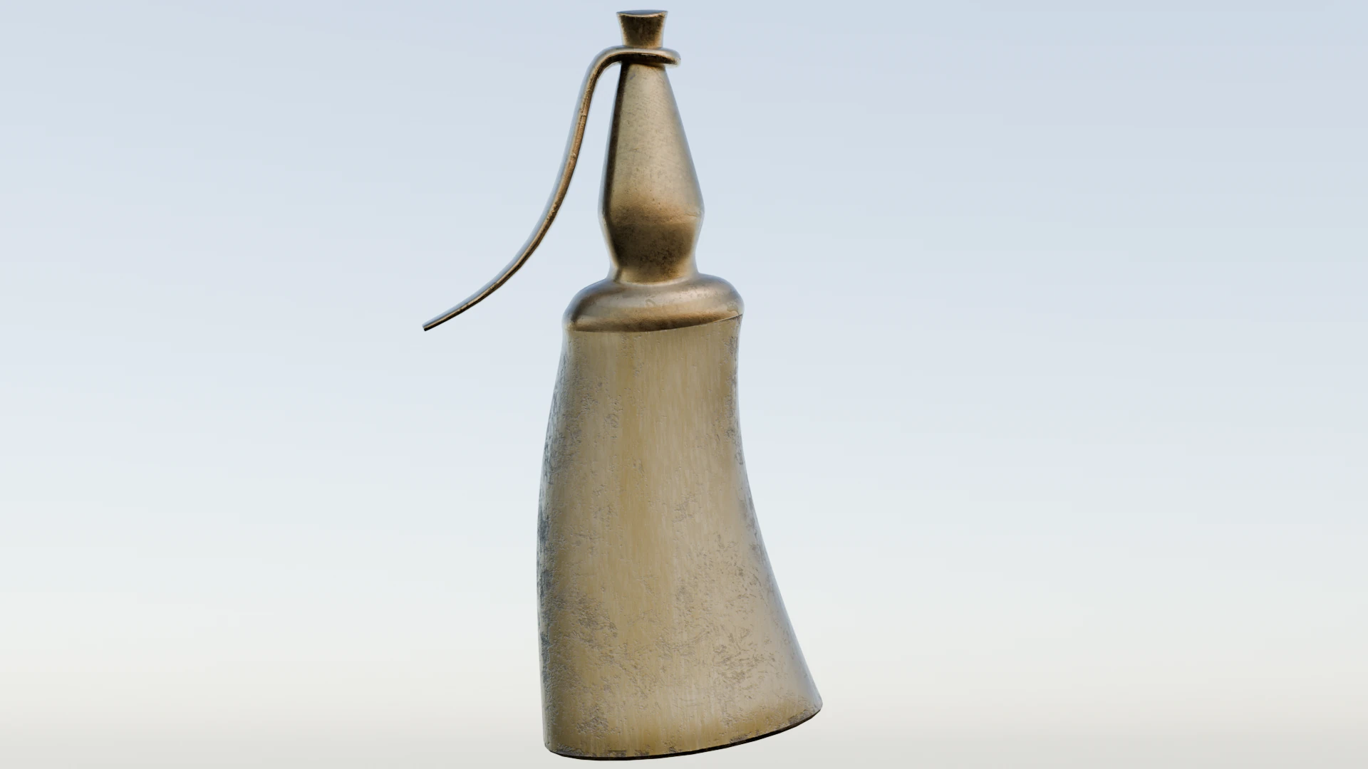17th-19th centuries Powder Flask 3D Model .c4d .max .obj .3ds .fbx .stl .blend 