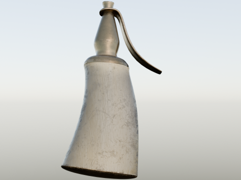 17th-19th centuries Powder Flask Modèle 3D