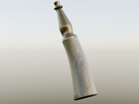 17th-19th centuries Powder Flask Modèle 3D