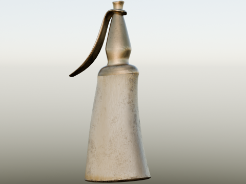 17th-19th centuries Powder Flask Modèle 3D