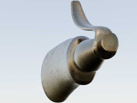 17th-19th centuries Powder Flask Modèle 3D