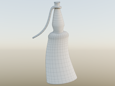 17th-19th centuries Powder Flask Modèle 3D