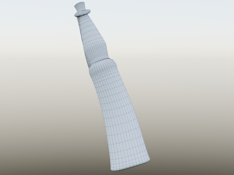 17th-19th centuries Powder Flask Modèle 3D