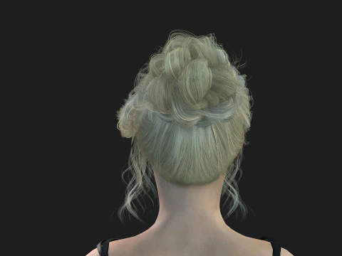 고품질 여성 캐릭터 모델 3D 모델