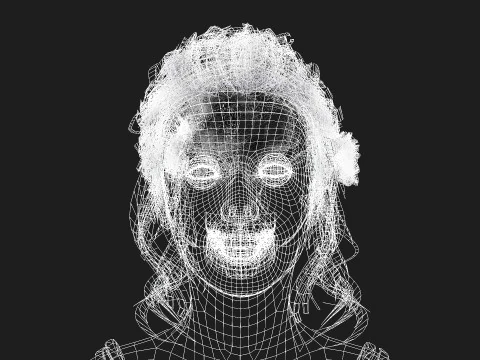 고품질 여성 캐릭터 모델 3D 모델