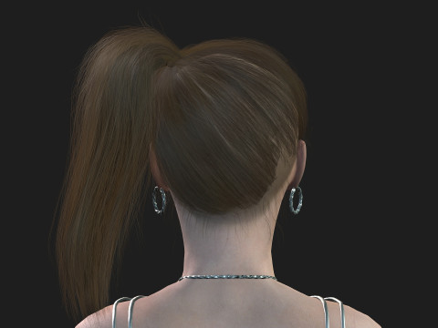 High Quality Female Character Model 3D