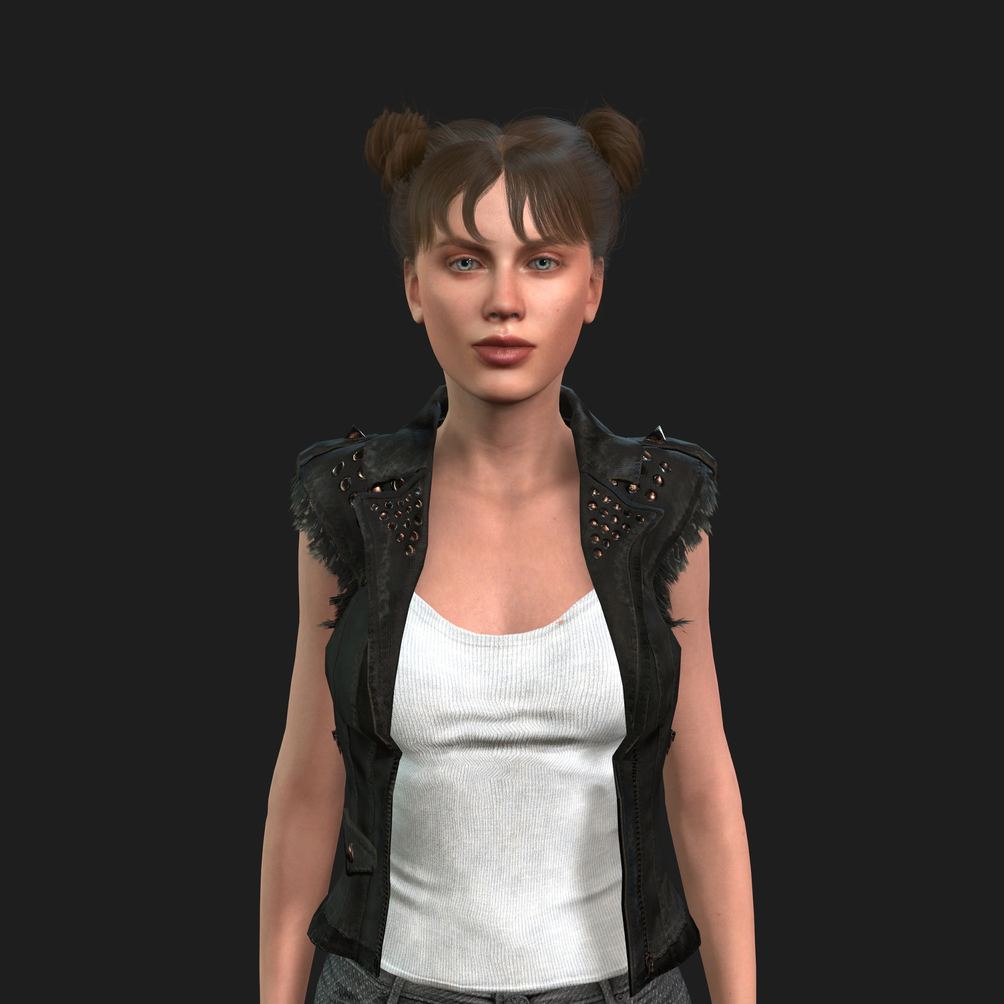 of a Woman 3D Model .c4d .max .obj .3ds .fbx .stl .blend 