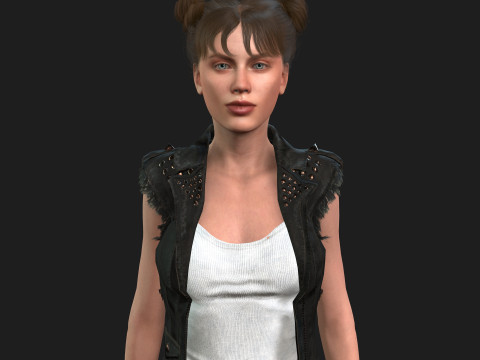 of a Woman 3Dモデル