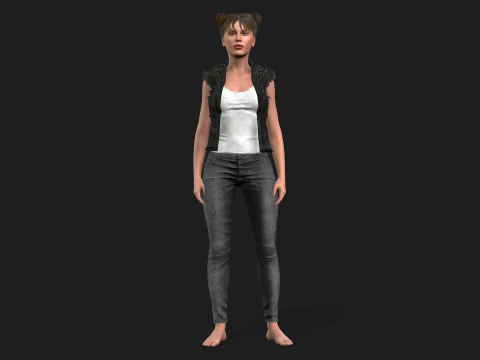 of a Woman 3D Model