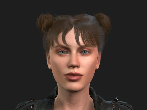 of a Woman Model 3D