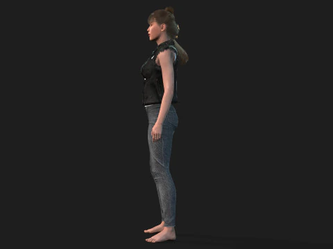 of a Woman 3D Model