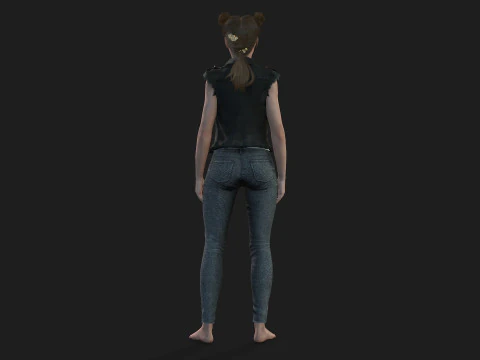 of a Woman 3D Model
