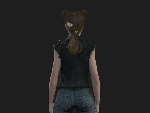 of a Woman Model 3D