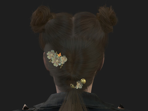 of a Woman Model 3D