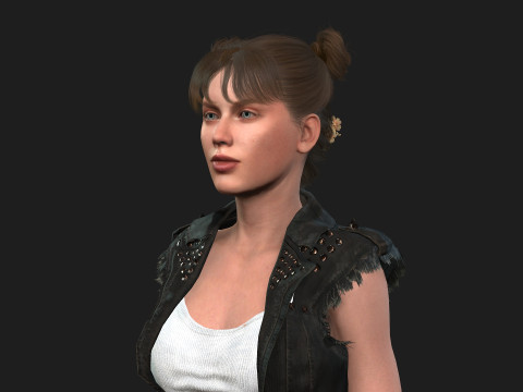 of a Woman Model 3D