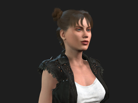 of a Woman Model 3D