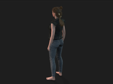 of a Woman Model 3D