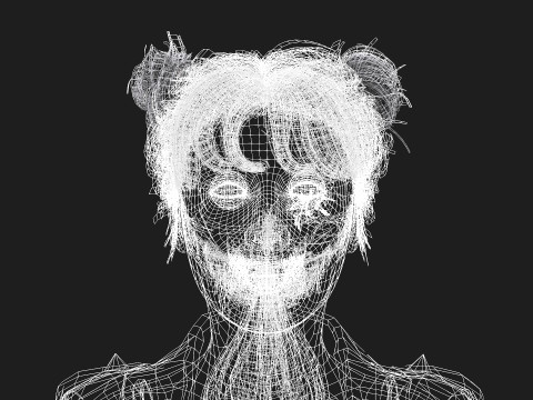 of a Woman Model 3D