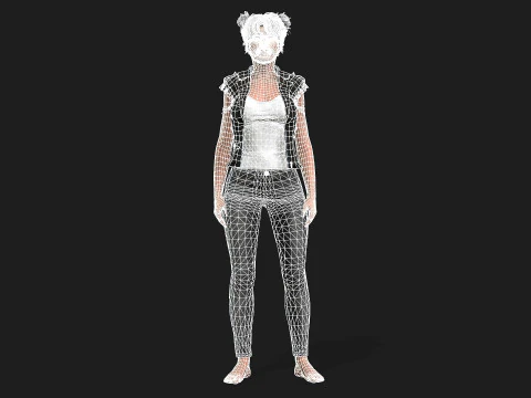 of a Woman 3D Model