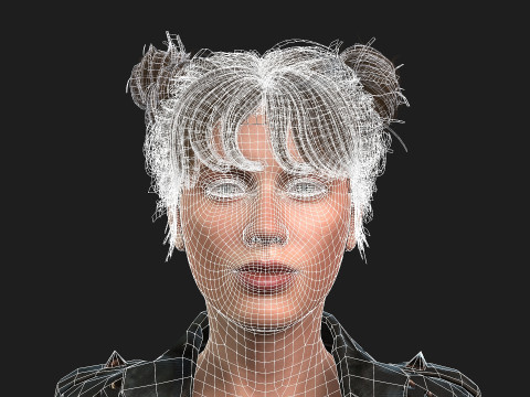 of a Woman Model 3D