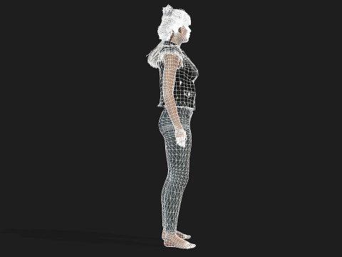 of a Woman Model 3D