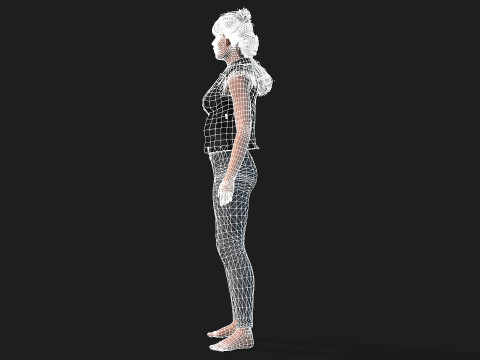 of a Woman Model 3D