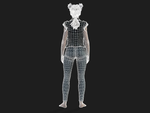 of a Woman Model 3D