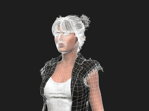 of a Woman Model 3D