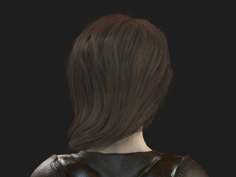 Game Ready Girl Animation Ready 3D-Modell