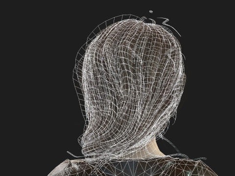 Game Ready Girl Animation Ready 3D-Modell